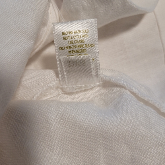 Garnet Hill Linen Shirtdress - Picture 8 of 9